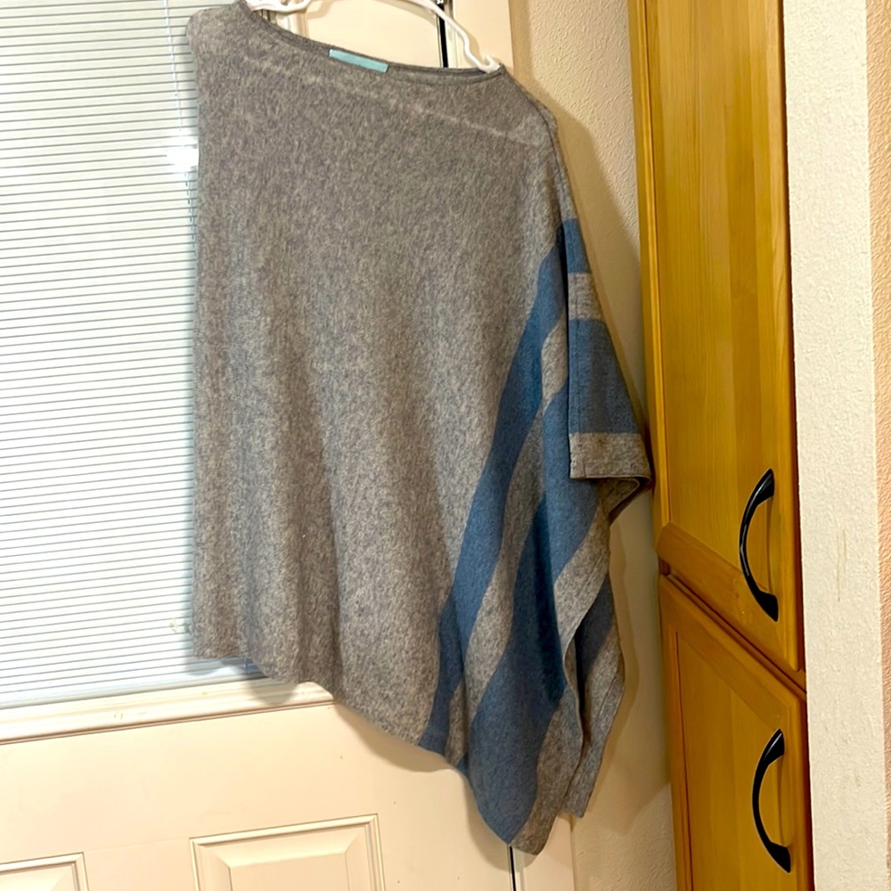 Celeste Brand Wool Poncho. One Size.